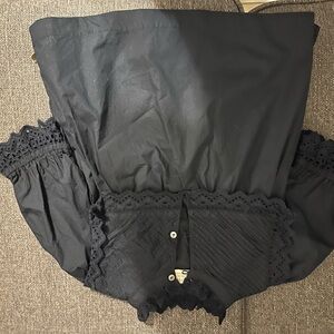 Scotch & Soda Midnight Blue Eyelet Top